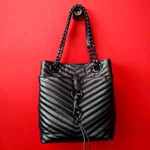 Rebecca Minkoff Edie Large bucket handbag black